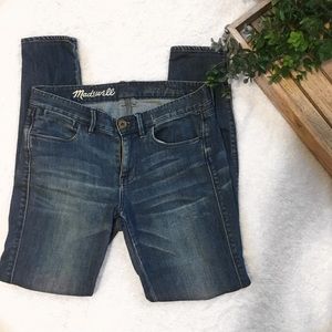 Madewell Skinny Ankle Medium Wash Jeans